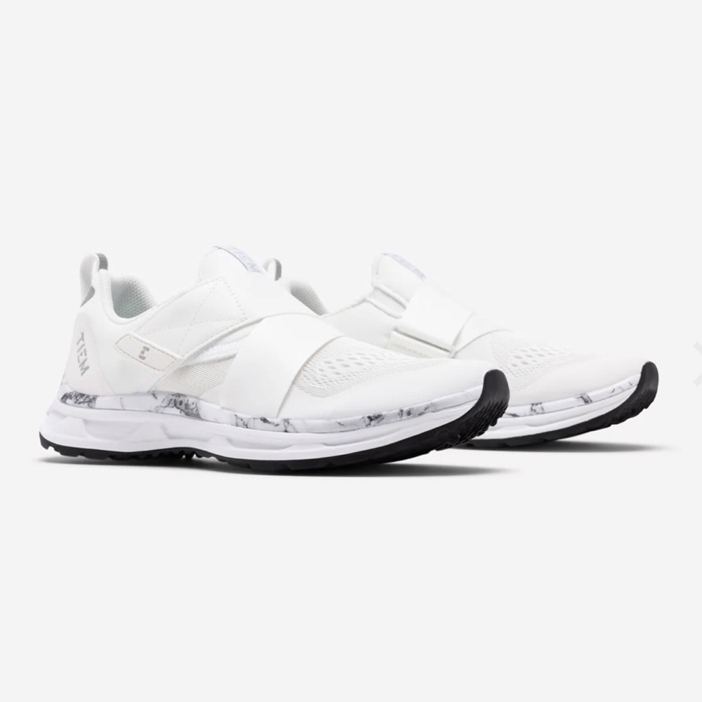NEW TIEM Slipstream Women's White Marble Cycling Shoes